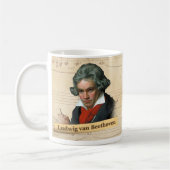 Ludwig van Beethoven historische Tasse (Links)