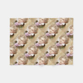 Ludwig van Beethoven im Aquarell Stil Fleecedecke (Vorderseite (Horizontal))