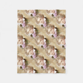 Ludwig van Beethoven im Aquarell Stil Fleecedecke