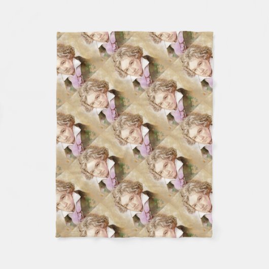 Ludwig van Beethoven im Aquarell Stil Fleecedecke (Vorderseite)