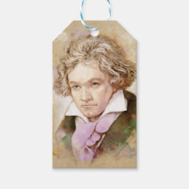 Ludwig van Beethoven im Aquarell Stil Geschenkanhänger
