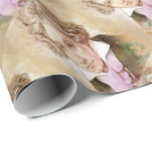 Ludwig van Beethoven im Aquarell Stil Geschenkpapier (Rolleneckpunkt)