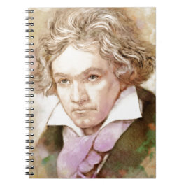 Ludwig van Beethoven im Aquarell Stil Notizblock
