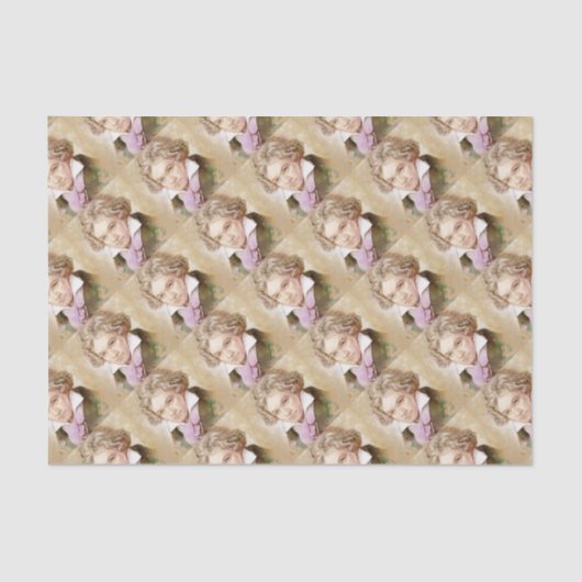 Ludwig van Beethoven im Aquarell Stil Seidenpapier (Vorderseite)