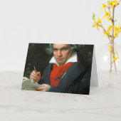 Ludwig van Beethoven Karte (Gelbe Blume)