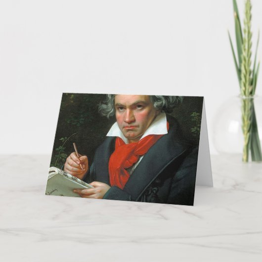 Ludwig van Beethoven Karte (Vorderseite)
