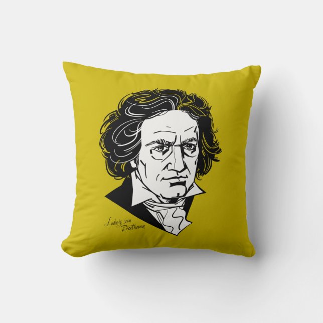 Ludwig van Beethoven Kissen (Vorderseite)