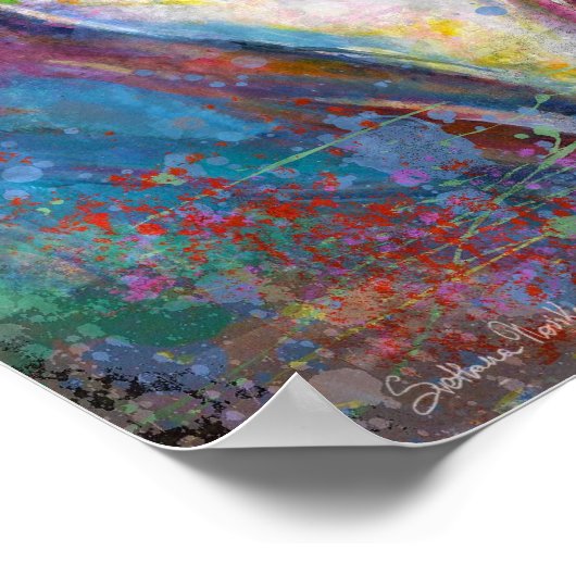 Ludwig van Beethoven Kunstposter Pop Art novikova Poster (Ecke)