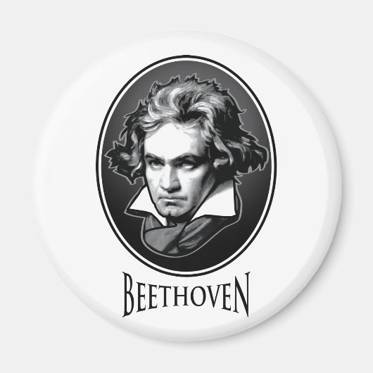 Ludwig van Beethoven Magnet (Vorne)