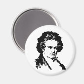 Ludwig van Beethoven Magnet (Vorderseite/Rückseite)