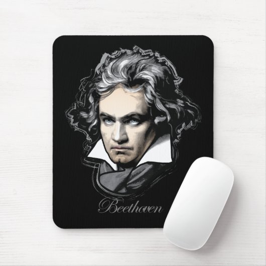 Ludwig van Beethoven Mousepad (Mit Mouse)