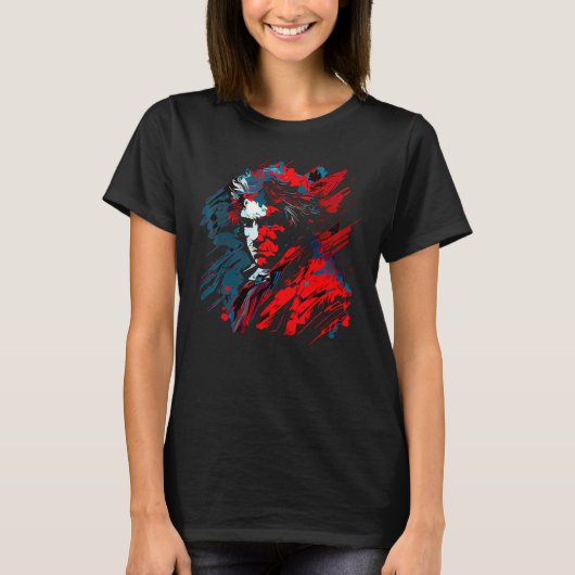 Ludwig van Beethoven Music German Composer T-Shirt (Vorderseite)