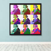 Ludwig Van Beethoven Pop Art Leinwanddruck (Insitu (Holzboden))