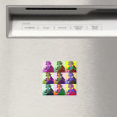 Ludwig Van Beethoven Pop Art Magnet (In Situ (Geschirrspüler))