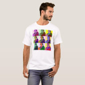 Ludwig Van Beethoven Pop Art T-Shirt (Vorne ganz)