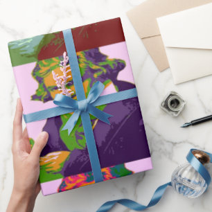 Ludwig Van Beethoven Pop Art Wrapping Paper Geschenkpapier