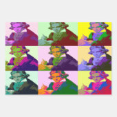 Ludwig Van Beethoven Pop Art Wrapping Paper Sheets Geschenkpapier Set (Vorderseite 2)