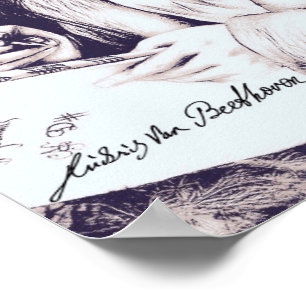 Ludwig van Beethoven Portrait Joseph Karl Stieler Poster
