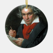 Ludwig van Beethoven Portrait Keramik Ornament (Vorne)