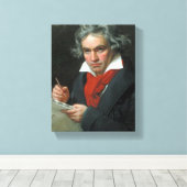 Ludwig van Beethoven Portrait Leinwanddruck (Insitu (Holzboden))