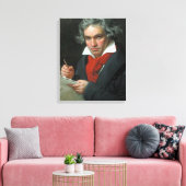 Ludwig van Beethoven Portrait Leinwanddruck (Insitu (Wohnzimmer))