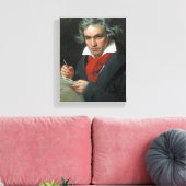 Ludwig van Beethoven Portrait Leinwanddruck (Insitu (Wohnzimmer))