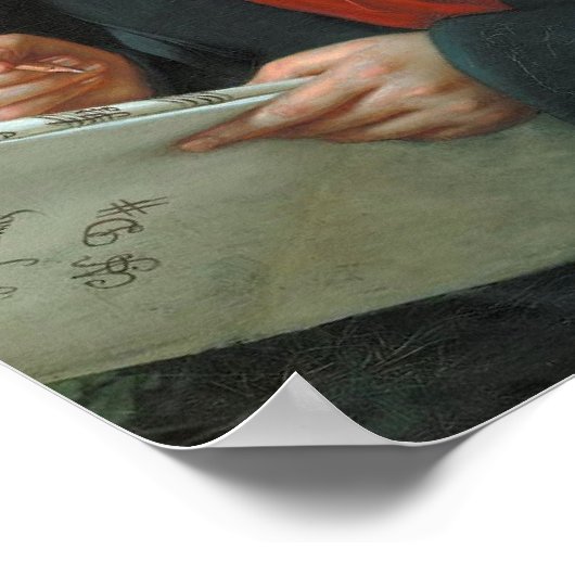 Ludwig van Beethoven Portrait Poster (Ecke)