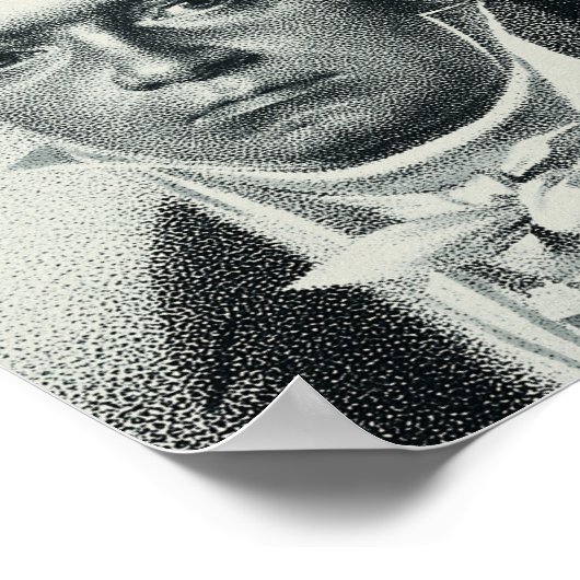 Ludwig Van Beethoven Portrait Poster (Ecke)