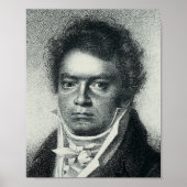 Ludwig Van Beethoven Portrait Poster (Vorne)