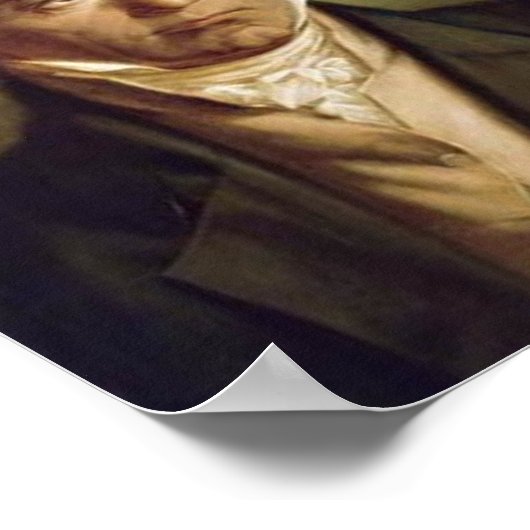 Ludwig Van Beethoven Portrait Poster (Ecke)