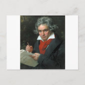 Ludwig van Beethoven Portrait Postkarte (Vorderseite)
