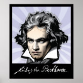 Ludwig van Beethoven Poster (Vorne)