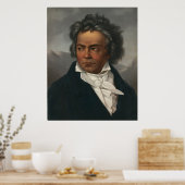 Ludwig van Beethoven Poster (Küche)