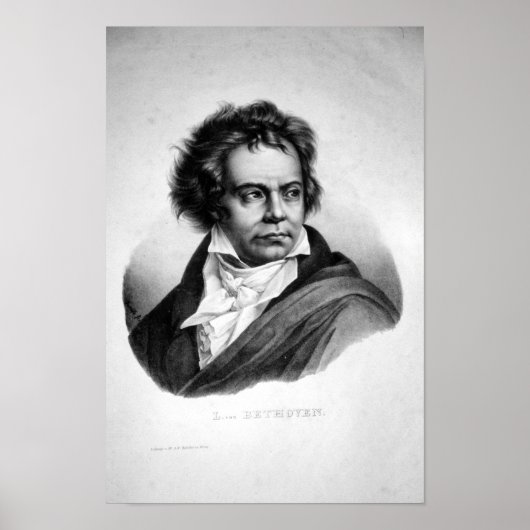 Ludwig van Beethoven Poster (Vorne)