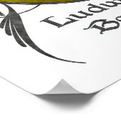 Ludwig van Beethoven Poster (Ecke)