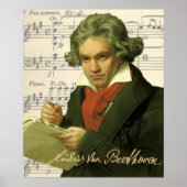 Ludwig Van Beethoven Poster (Vorne)