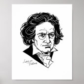Ludwig van Beethoven Poster (Vorne)
