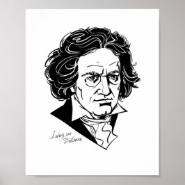 Ludwig van Beethoven Poster
