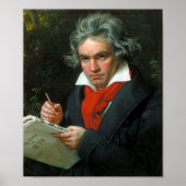 Ludwig Van Beethoven Poster (Vorne)