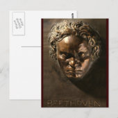 Ludwig van Beethoven Postkarte (Vorne/Hinten)