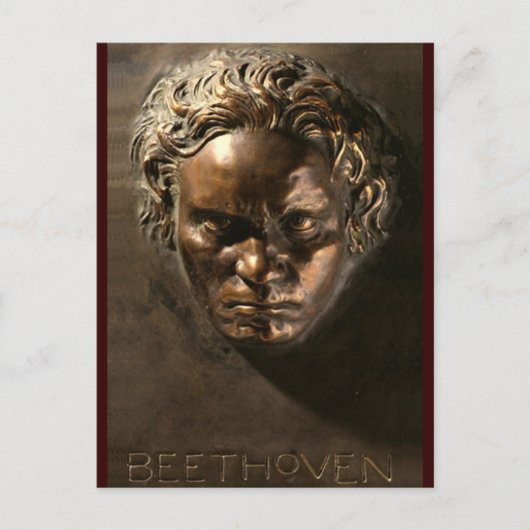 Ludwig van Beethoven Postkarte (Vorderseite)