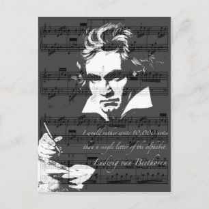 Ludwig van Beethoven Postkarte