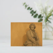 Ludwig van Beethoven Postkarte (Stehend Vorderseite)