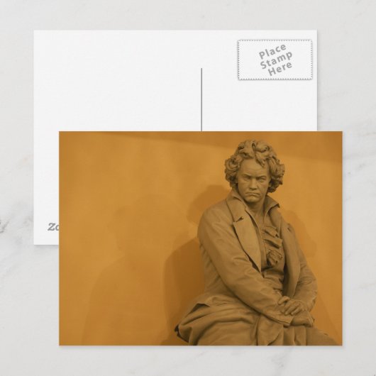 Ludwig van Beethoven Postkarte (Vorne/Hinten)