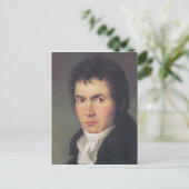 Ludwig van Beethoven Postkarte (Stehend Vorderseite)