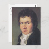 Ludwig van Beethoven Postkarte (Vorne/Hinten)