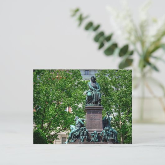 Ludwig van Beethoven Postkarte (Stehend Vorderseite)