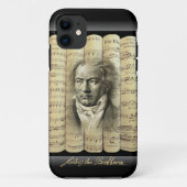 Ludwig van Beethoven~Rolled Classic Sheet Music~ Case-Mate iPhone Hülle (Rückseite)
