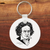 Ludwig van Beethoven Schlüsselanhänger (Vorderseite)