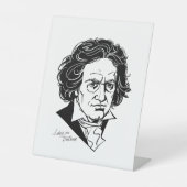 Ludwig van Beethoven Sockelschild (Vorderseite)